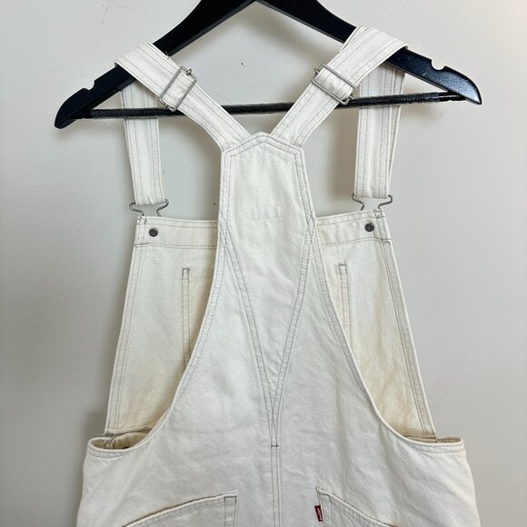 LEVI'S Denim Utility Shortalls in Wash Truth Slip Size Medium - Picture 8 of 11
